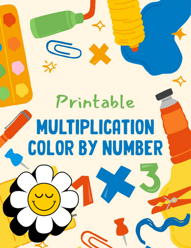 Printable Multiplication Color by Number – Fun Math Practice for Kids ...