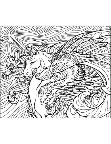 Magical Unicorn Coloring Pages for Kids - Printable PDF | Teaching ...