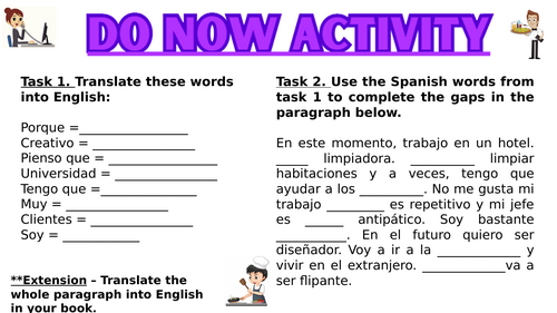 KS3 Spanish - Viva 3 - Module 2 - Los trabajos - full unit of work ...