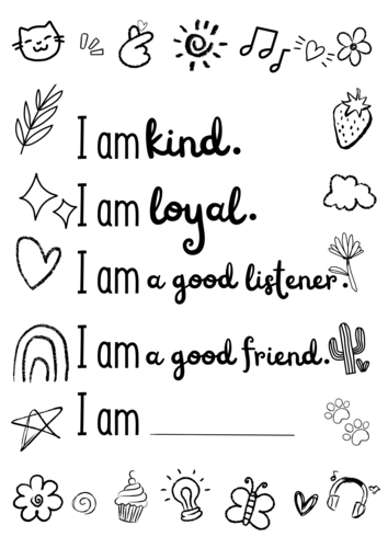 Personalized Positive Affirmations for Kids and Teens | Teaching Resources