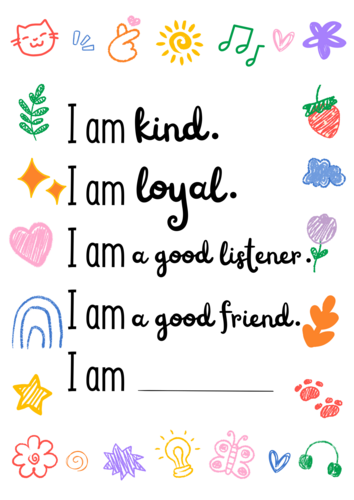 Personalized Positive Affirmations for Kids and Teens | Teaching Resources