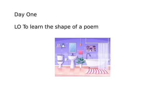 English The bathroom fiddler poetry planning | Teaching Resources
