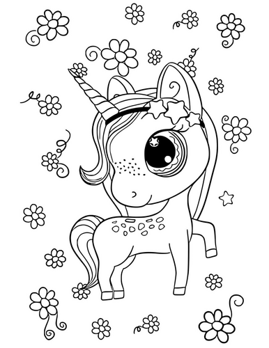 Magical Unicorn Coloring Pages for Kids - Printable PDF Bundle ...