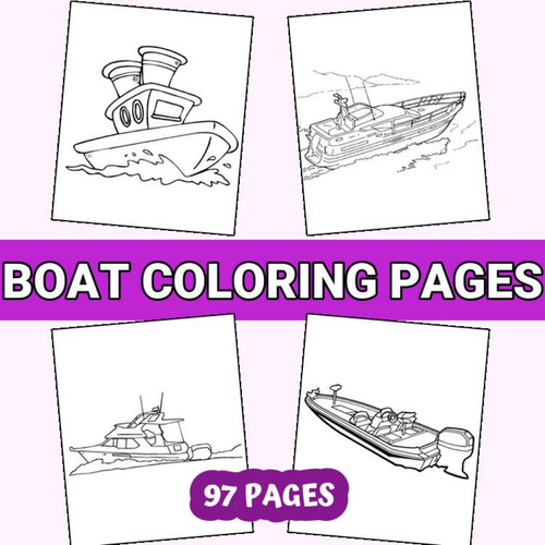 Dive into Fun with Printable Boat Coloring Pages for All Ages ...