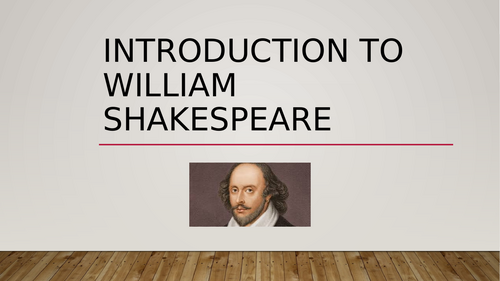 Introduction to Shakespeare | Teaching Resources