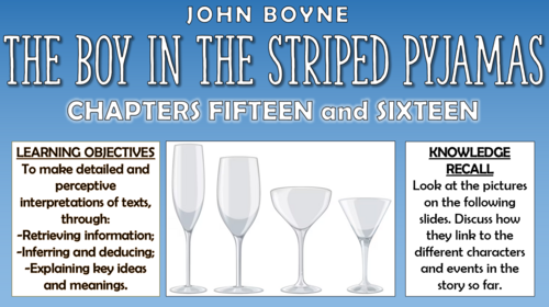 The Boy in the Striped Pyjamas - Chapters 15-16 - Double Lesson!