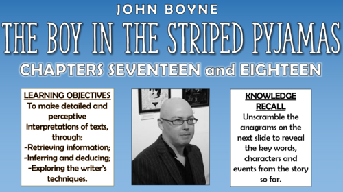 The Boy in the Striped Pyjamas - Chapters 17-18 - Double Lesson!