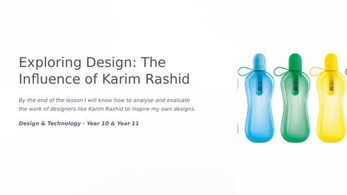 AQA DT Designing and Making Principles - The Work of Others - Karim ...