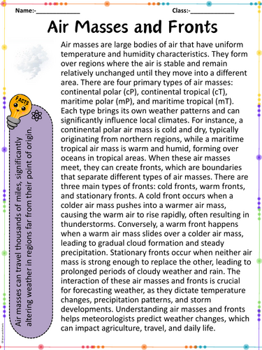 Understanding Air Masses and Fronts: A Comprehensive Guide with ...