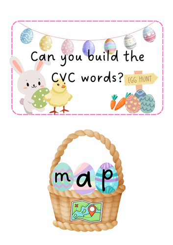 Easter CVC words