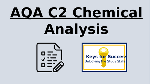 AQA C2 Chemical Analysis (Trilogy Combined and Chemistry)