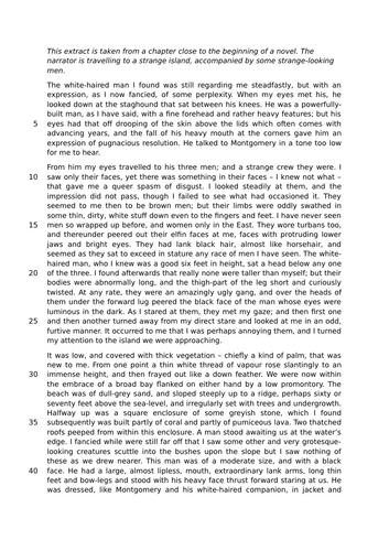 AQA English Language NEW STYLE PAPER 1 - The Island of Doctor Moreau