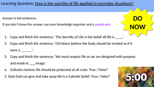 1.5b Significance of the creation stories. GCSE AQA B CATHOLIC CHRISTIANITY