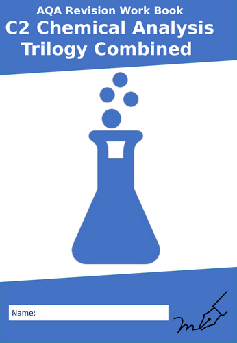 AQA C2 Chemical Analysis Revision Work booklet Trilogy Combined
