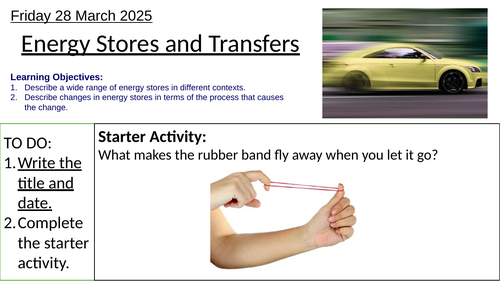 AQA GCSE Combined Science Physics: Energy Stores and Transfers: Complete Lesson