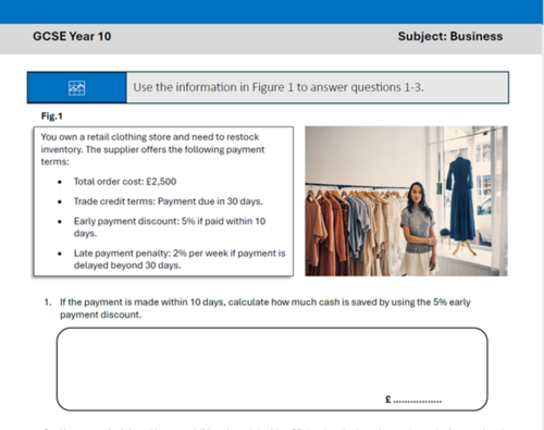 1.3.4 Sources of Business Finance Worksheet | Teaching Resources