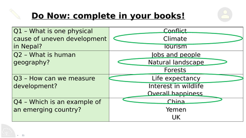 Y7 Development: DRC's top-down project