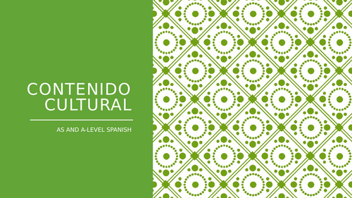 AQA Spanish A-Level Cultural Content: Module 1 - Aspects of Hispanic ...