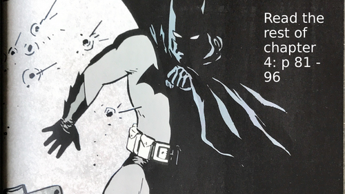 scheme of work on Batman: Year One by Miller and Mazzucelli | Teaching ...