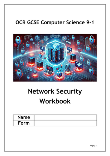 J277 OCR GCSE Computer Science Systems Network Security Workbook