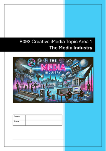 Creative iMedia R093 Topic Area 1 - The Media Industry Workbook