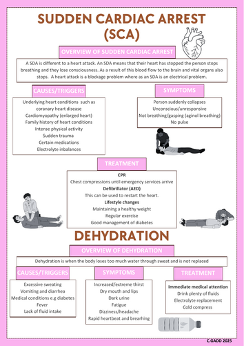 R180- Sports Injuries TA5 Revision (Posters) | Teaching Resources