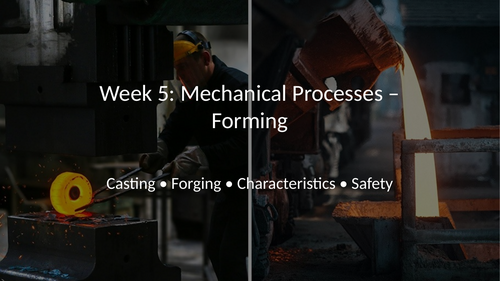 BTEC Level 2- Unit 1- The Engineered World W5 Presentation