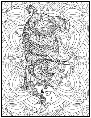 Jungle Animals Mandala Coloring Pages | 14 Printable Mindfulness ...