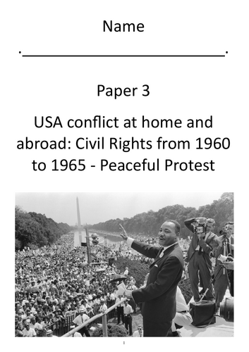 Civil Rights 1954 to 1970 (inc. work books) | Teaching Resources