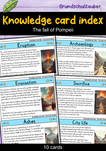 The Fall of Pompeii - Flashcards | History | Eruption of Mount Vesuvius ...