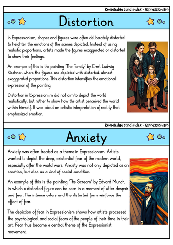 Expressionism - Flashcards | Art | Movements | Key Artists & Themes ...