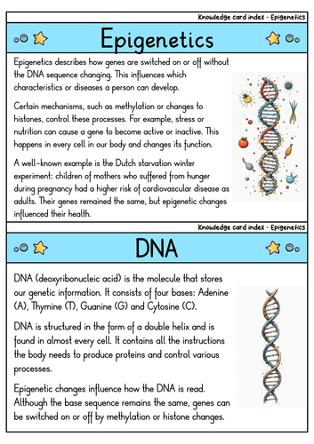 Epigenetics - Flashcards | Biology | Gene Expression & Inheritance ...