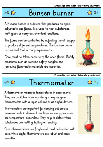 Laboratory Equipment - Flashcards | Chemistry & Biology | Tools, Uses ...