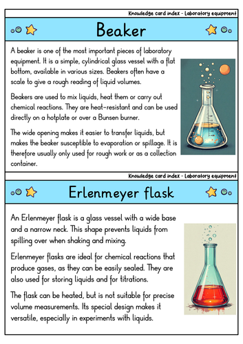 Laboratory Equipment - Flashcards | Chemistry & Biology | Tools, Uses ...