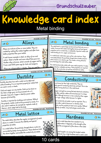 Metal Formation - Flashcards | Chemistry | Processes & Types of Metals ...