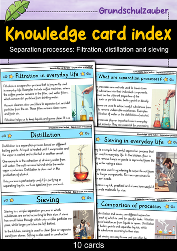 Separation Methods - Flashcards | Chemistry | Techniques & Applications ...