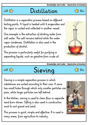 Separation Methods - Flashcards | Chemistry | Techniques & Applications ...