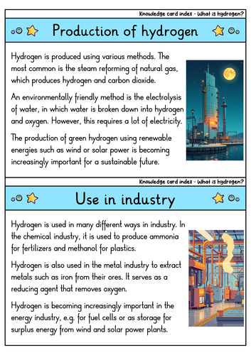 What is Hydrogen? - Flashcards | Chemistry | Properties, Uses ...
