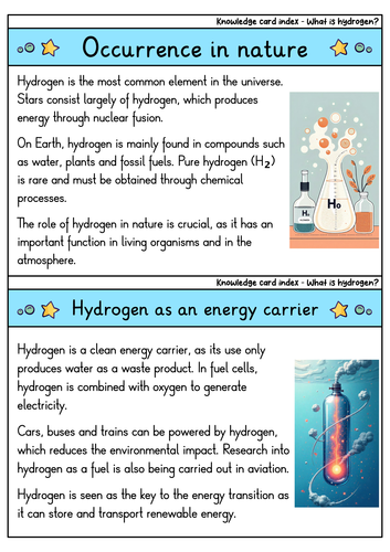 What is Hydrogen? - Flashcards | Chemistry | Properties, Uses ...