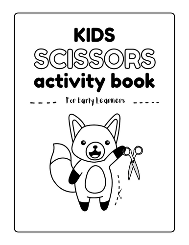 SCISSORS KIDS activity book