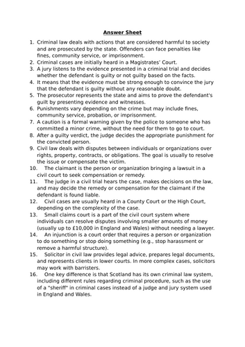 L16: Consolidation on Courts