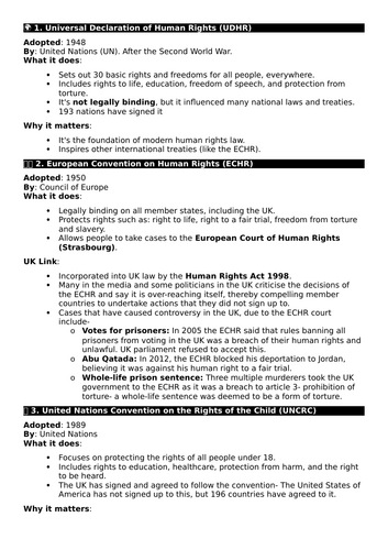 L19: Key International Agreements