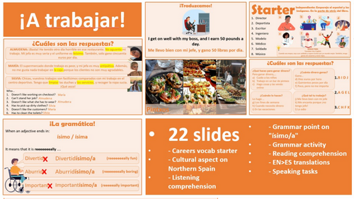 2026 Spanish AQA GCSE Module 8.2 - A trabajar