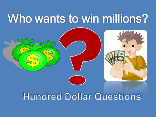 Who wants to win millions? bac