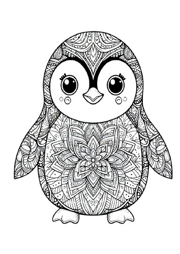 50 Baby Animals Mandala Coloring Pages | Mindful Fun for Kids ...