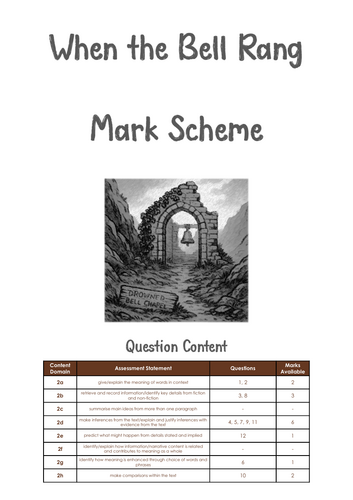 When the Bell Rang 鈥� KS2 Reading Text & Mini Test