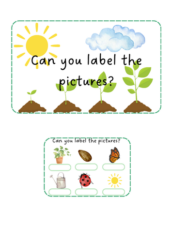 Growing / Plants - Picture labeling
