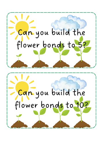 Growing / Plants - Number bond flowers