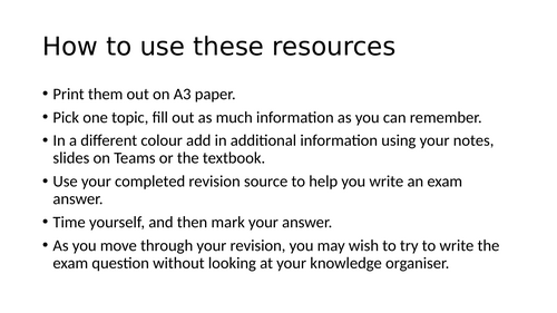 Criminology - Sociological Theories - Empty Knowledge Organisers