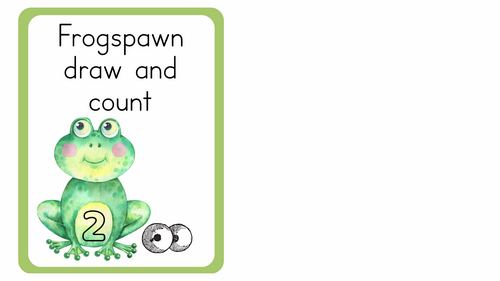 Frog spawn draw and count